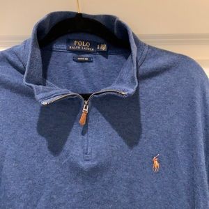 Men’s Polo Ralph Lauren half zip, size XL